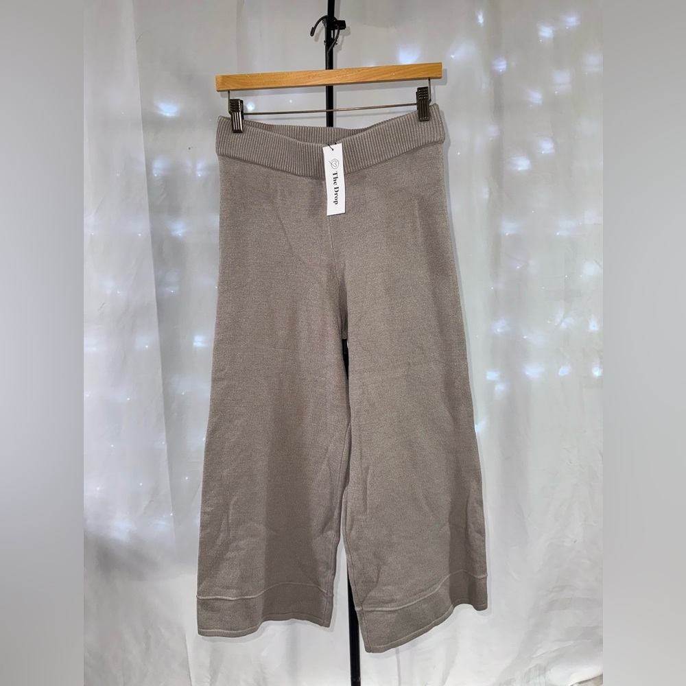 Elegant Wide Leg Sweater Pants